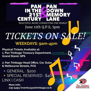 Buy Tickets - Pan In The 21st Century and Pan Down Memory Lane 2023